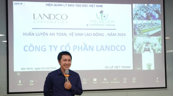 Huấn luyện An toàn & Vệ sinh lao động tại Landco Corporation